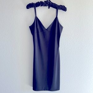 Josie Natori simple sexy vintage slip dress/chemise in black, Size M